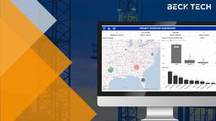 screenshot of the Power BI integration dashboards inside DESTINI Estimator construction estimating software